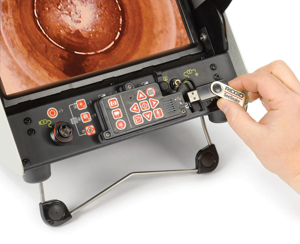 SeeSnake® CS6 integrado en carrete