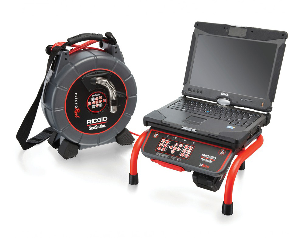 SeeSnake® soporte con interface para ordenador portátil