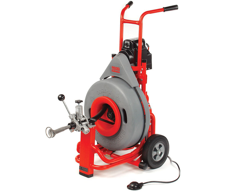 Equipo de limpieza de desagües RIDGID K-7500