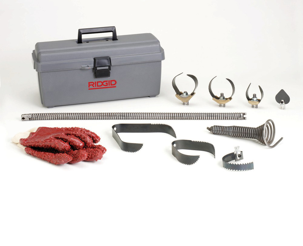 Equipo de limpieza para desagües y tuberías de hasta 250 mm