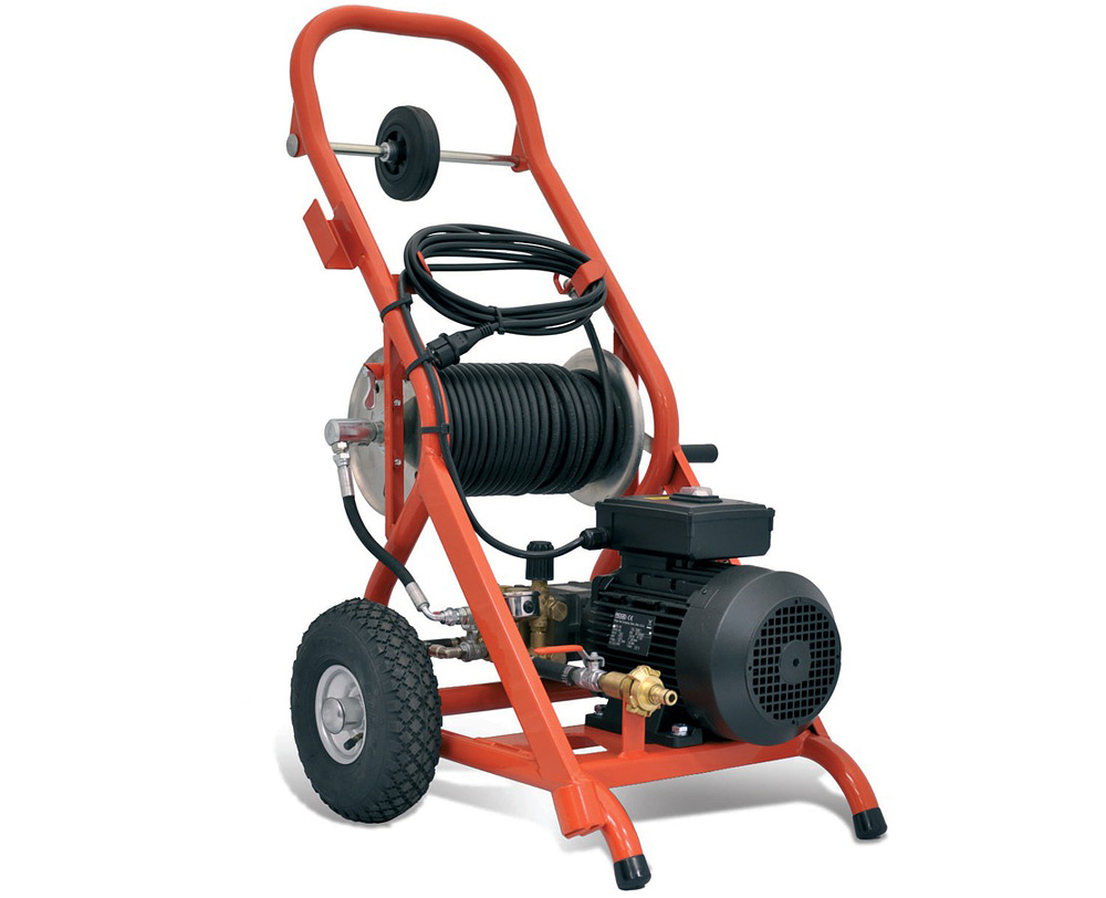 Equipo de limpieza con agua a presión para desagües RIDGID KJ-1590
