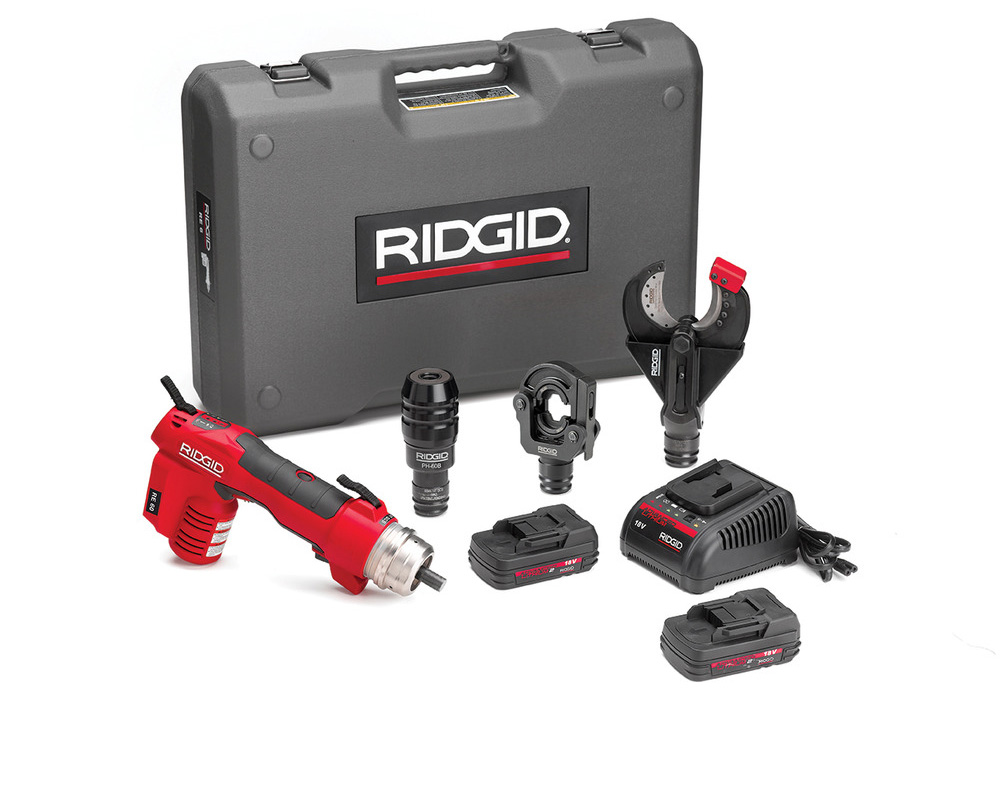 RIDGID RE 60 para engarzar terminales y punzonar cajas
