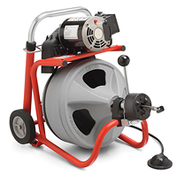 Máquina de tambor RIDGID K-400 para limpieza de desagües y tuberías