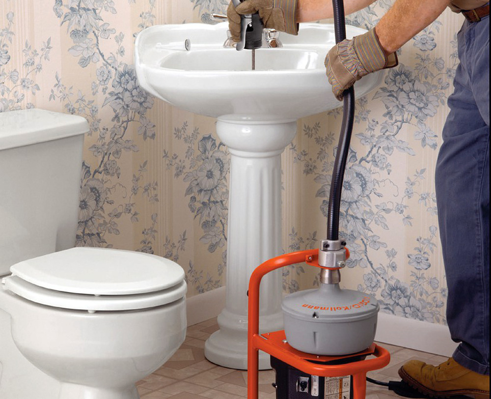RIDGID K-40 máquina de desatasco con un rango de trabajo desde 20 mm hasta 70 mm